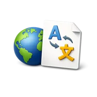 Translation 3D icon