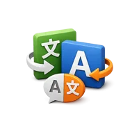 Blue Translator 3D icon