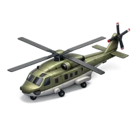 Transport Helicopter 3D icon