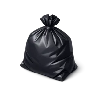 Blue Trash Bag 3D icon