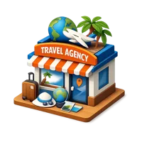 Travel Agency 3D icon