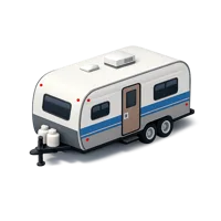 Travel Trailer 3D icon