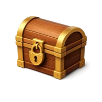 Brown Treasure Chest 3D icon