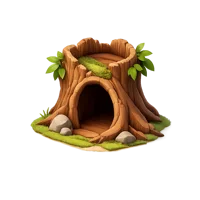 Tree Hollow 3D icon