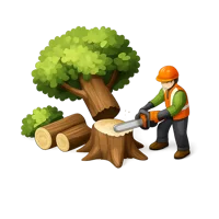 Tree Removal 3D icon