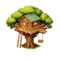 Treehouse 3D icon