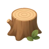 Tree Stump 3D icon