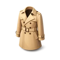 Amber Trench Coat 3D icon