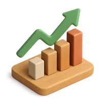 Trending Up 3D icon