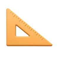 Triangle Ruler 3D icon