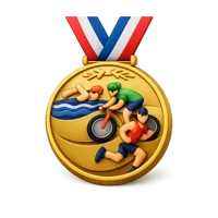 Triathlon Medal 3D icon