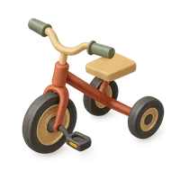 Tricycle 3D icon