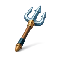 Blue Trident 3D icon