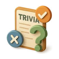 Trivia Card 3D icon