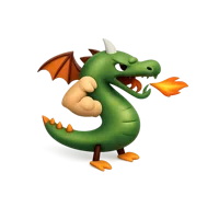 Trogdor 3D icon