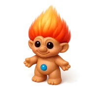 Troll Doll 3D icon