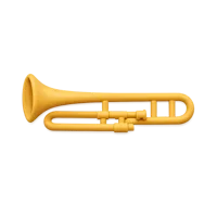 Trombone 3D icon