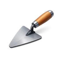 Brown Trowel 3D icon