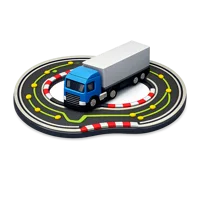 Truck Circuit 3D icon