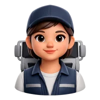 Truck Driver Avatar 3D icon