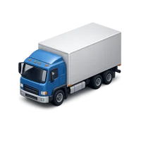 Blue Truck 3D icon