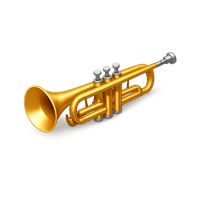 Amber Trumpet 3D icon