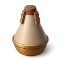 Trumpet Mute 3D icon