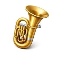 Amber Tuba 3D icon