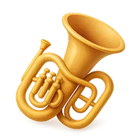 Tuba 3D icon