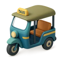 Tuk-Tuk 3D icon