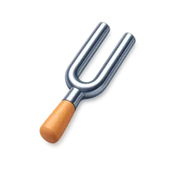 Orange Tuning Fork 3D icon