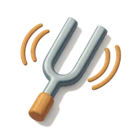 Tuning Fork 3D icon