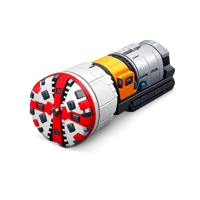 Tunnel Boring Machine 3D icon