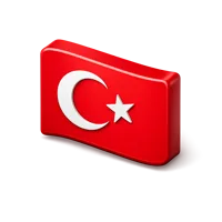 Turkey Flag 3D icon