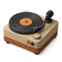 Turntable 3D icon
