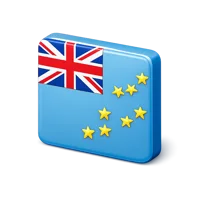 Tuvalu Flag 3D icon