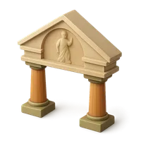 Tympanum 3D icon