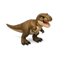 Brown Tyrannosaurus Rex 3D icon