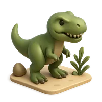 Tyrannosaurus Rex 3D icon