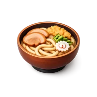 Orange Udon 3D icon