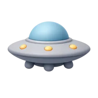 UFO 3D icon