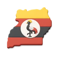 Uganda 3D icon