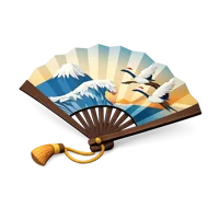 Ukiyo-e Print 3D icon