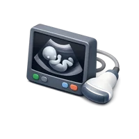 Ultrasound 3D icon