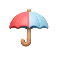 Umbrella 3D icon