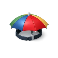 Umbrella Hat 3D icon