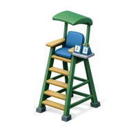 Umpire Chair 3D icon