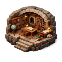 Underground Library 3D icon