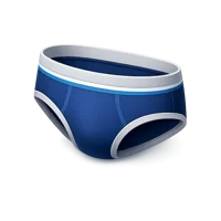 Blue Underwear 3D icon