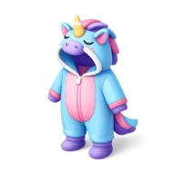 Unicorn Onesie 3D icon